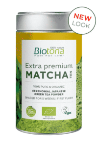 Extra premium matcha van Biotona
